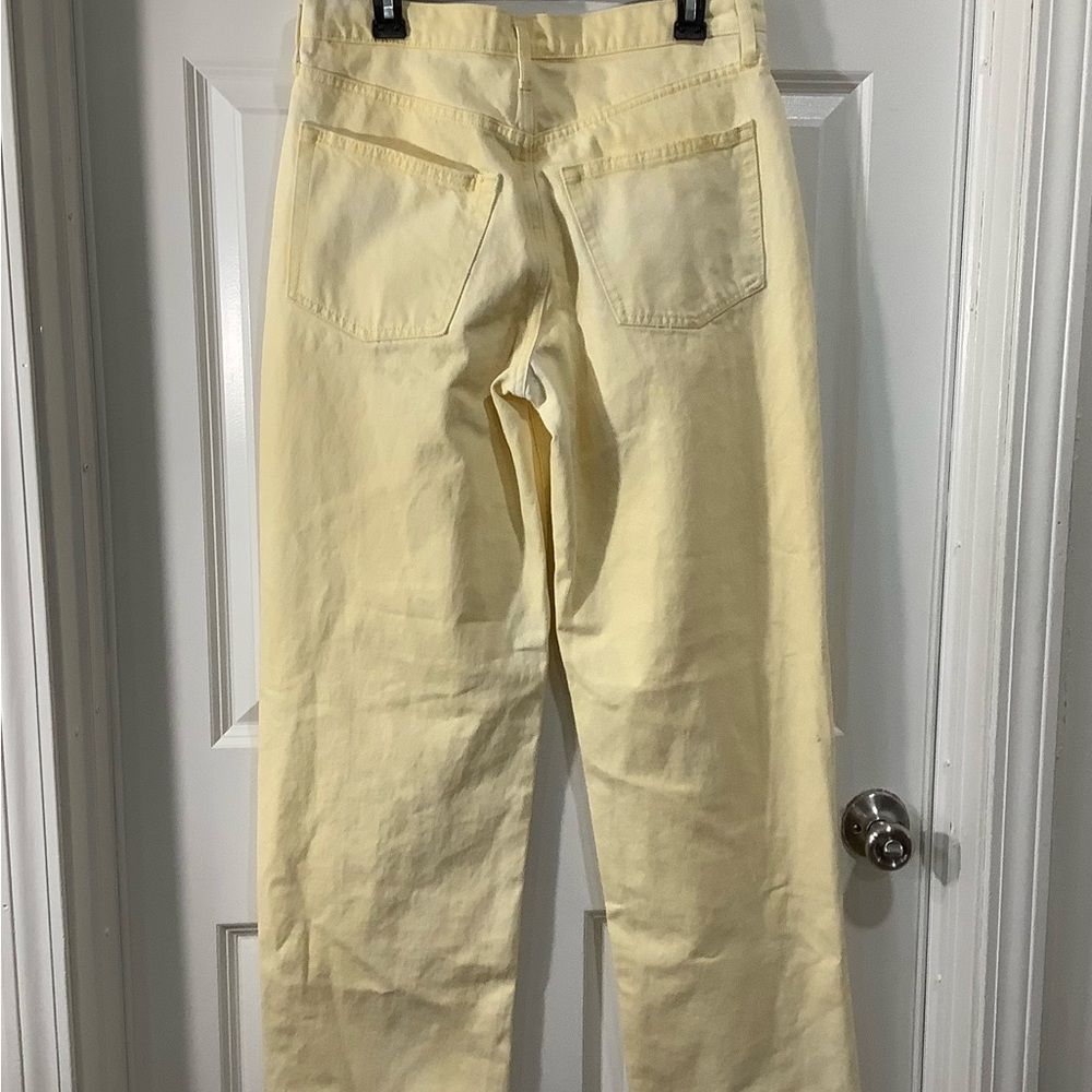 Universal thread baggy  leg 90’s mid rise yellow size 6 R. NWT. - Picture 4 of 14